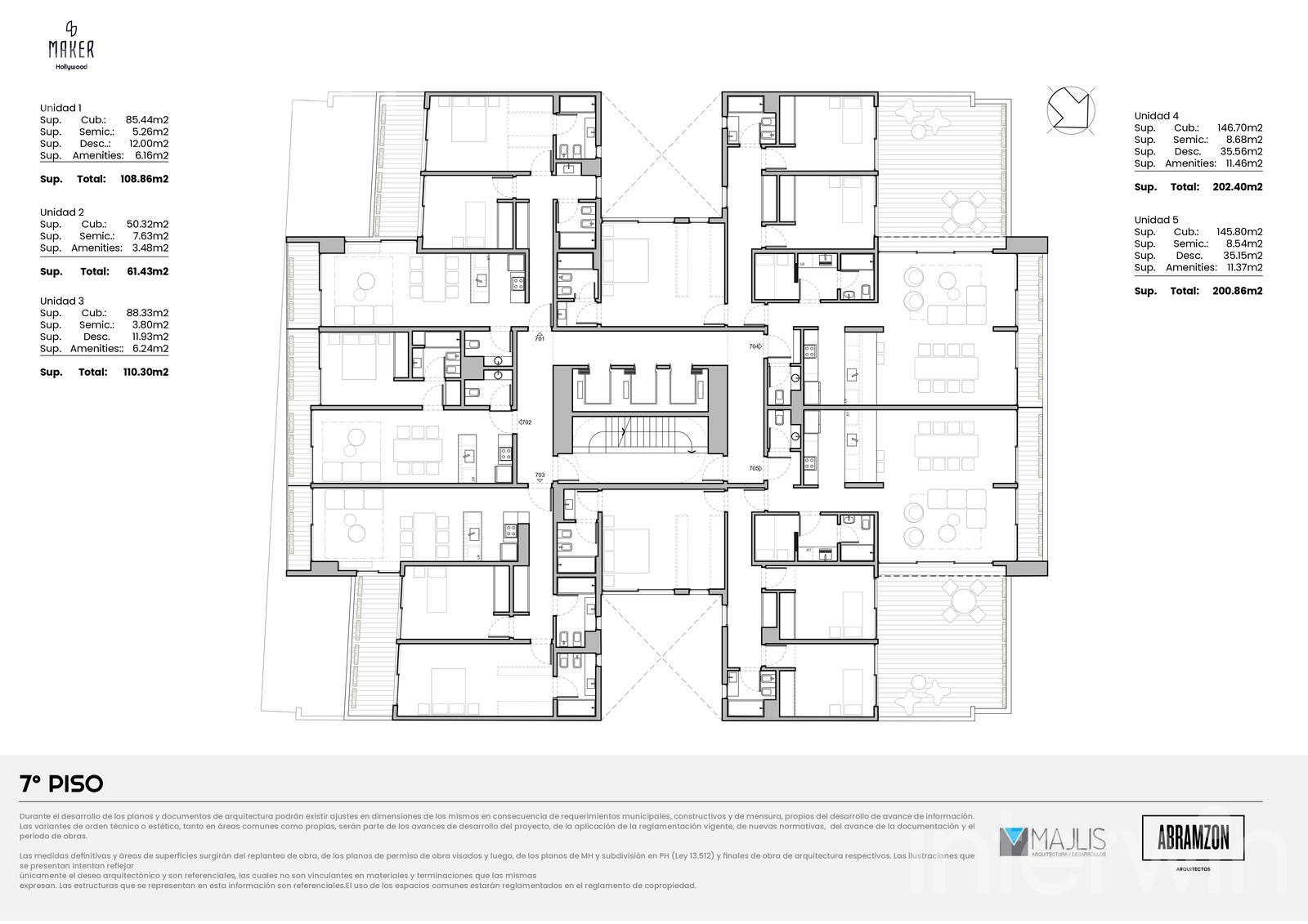 plano planta piso 7