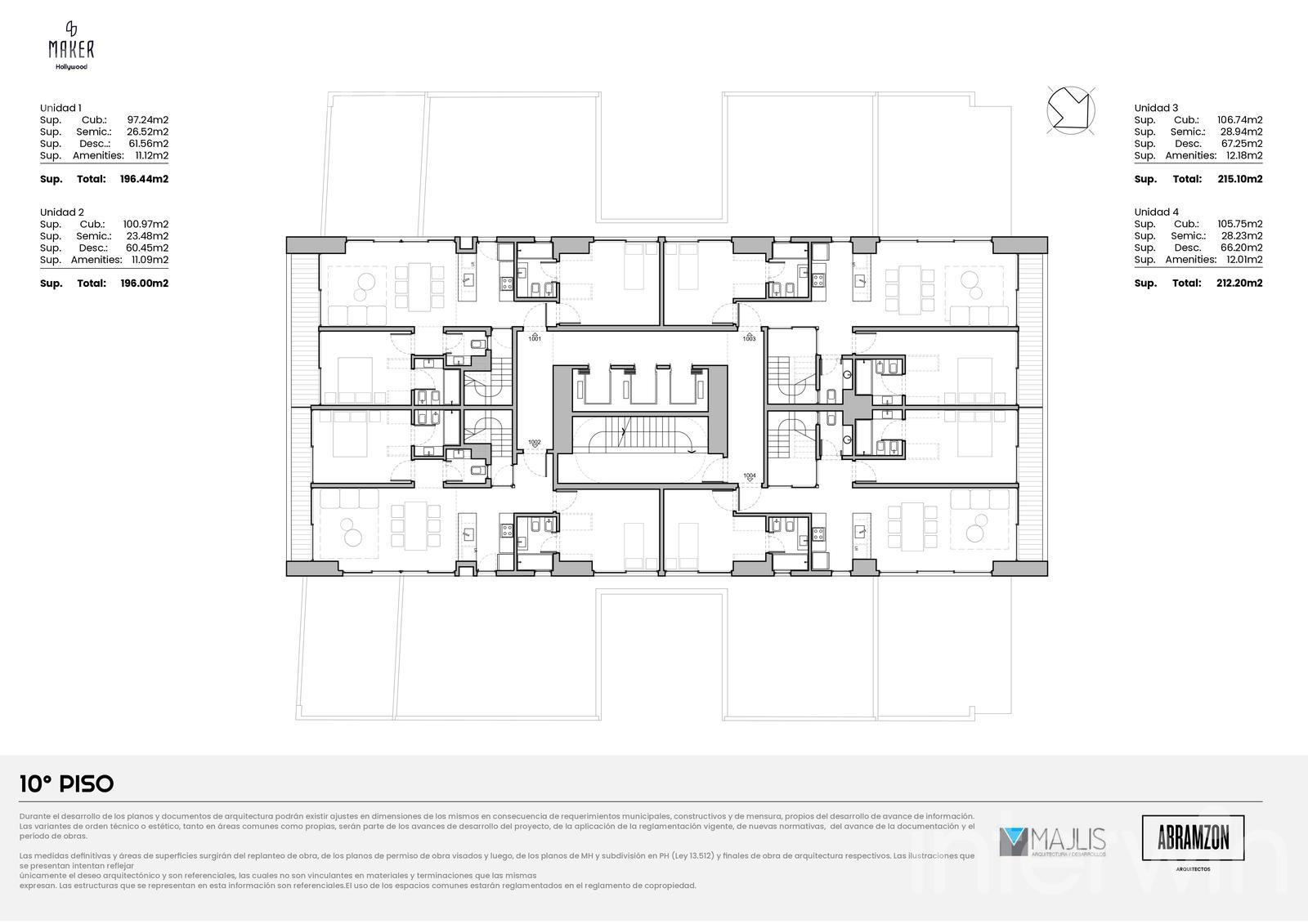 plano planta piso 10