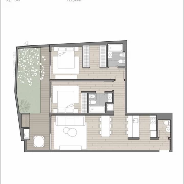 Departamento en Saavedra