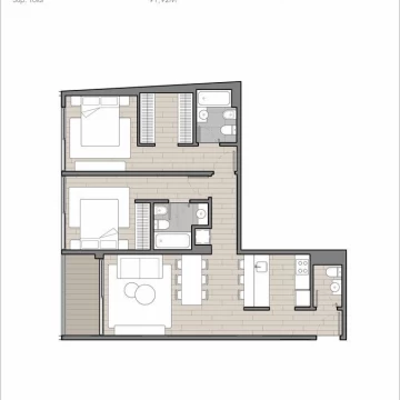 Departamento en Saavedra