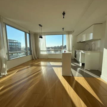 Vicente Lopez, Edificio Al Rio - Amplisimo 2 ambientes, vista abierta - cochera y baulera