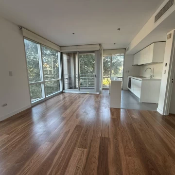 Juan Carlos Cruz 100 - Edificio Al Rio, alquiler 2 ambientes con cochera