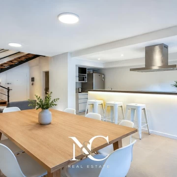 Departamento en venta en Pinamar 3 amb con patio