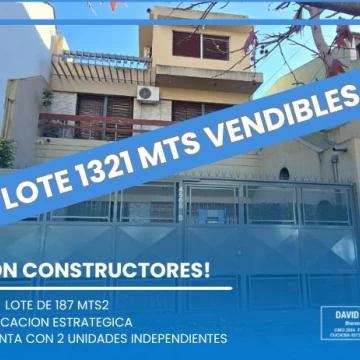 Terreno, LOTE, SAAVEDRA, CABA, CASA MULTIFAMILIAR, CONSTRUCCION, constructor, usaa