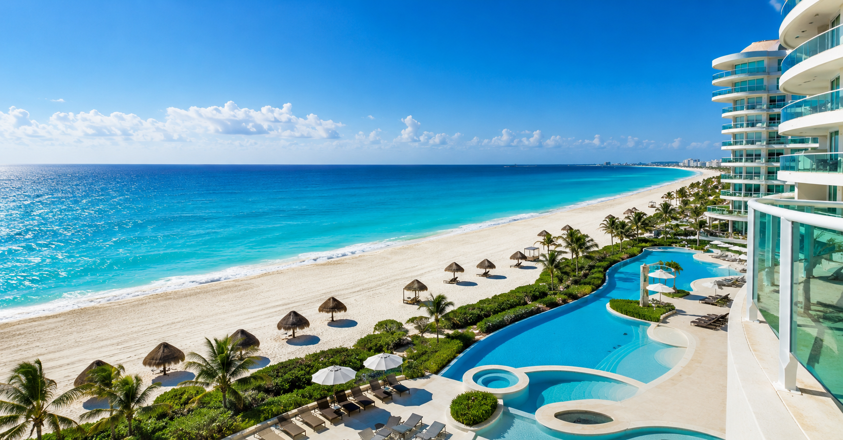 Departamentos en venta en Zona Hotelera Cancún: lujo residencial frente al mar Caribe