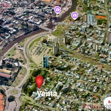 Terreno venta Tigre esquina doble frente Nort rápido acceso para edificar 881m2.