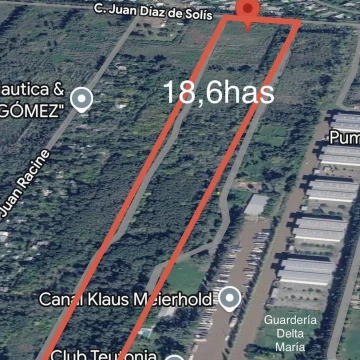 Terreno sobre río luján