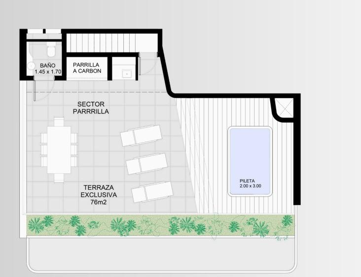 TERRAZA EXCLUSIVA