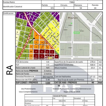 Terreno en venta, Moron