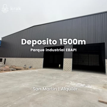 Depósito en alquiler en San martin