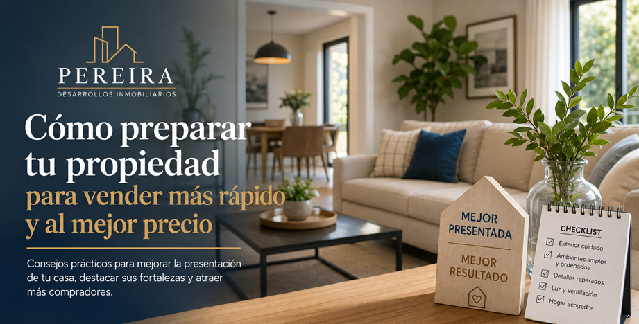 La Operación Inmobiliaria - VENDER- preparar su casa para Vender