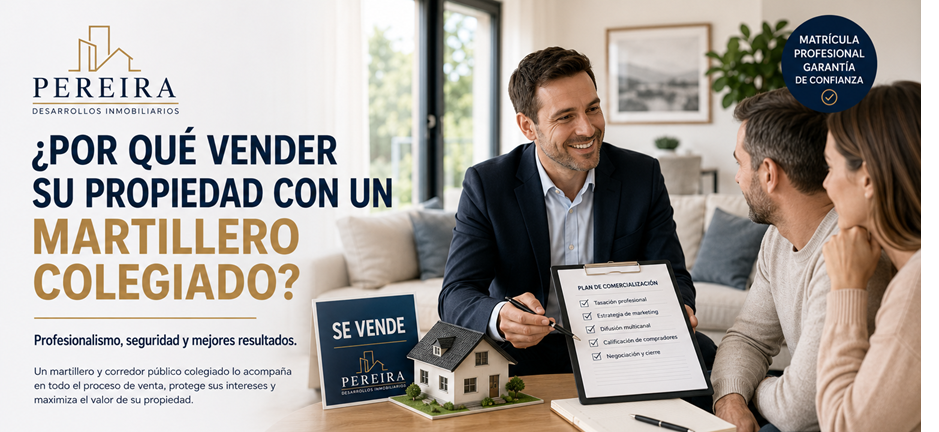 La Operación Inmobiliaria - VENDER- Elegir un Martillero