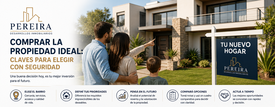 La Operación Inmobiliaria - COMPRAR - Elegir una propiedad