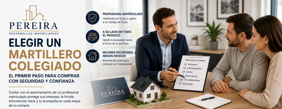 La Operación Inmobiliaria - COMPRAR - Elegir un Martillero