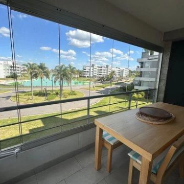 Venta depto 3 Amb Lagoon Pilar Vista laguna balcon parrilla oportunidad unica inversion