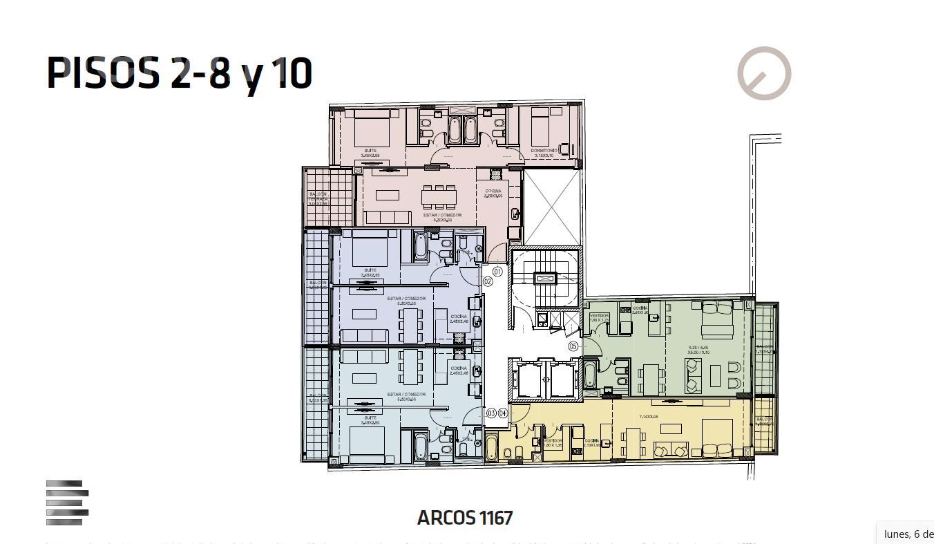 plano planta piso 2*8 y 10