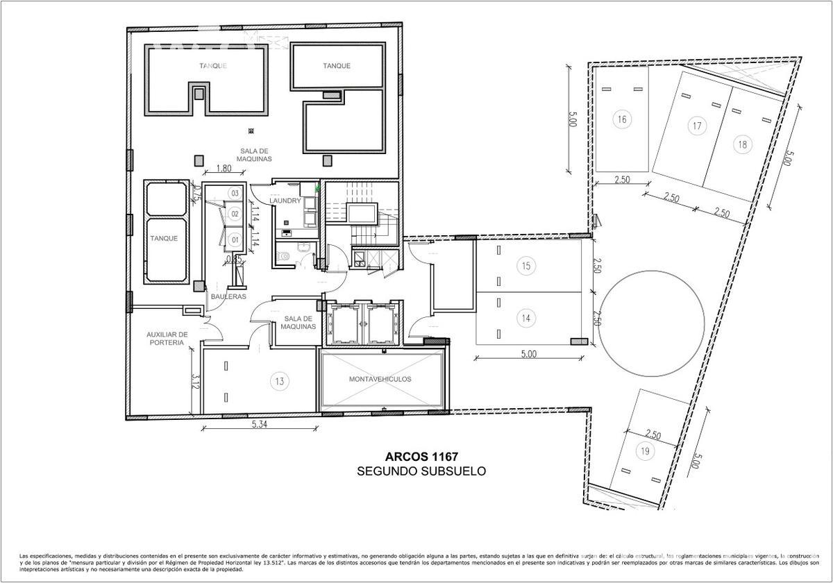 plano planta 2 subsuelo