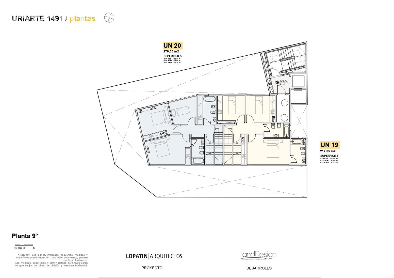 plano planta piso 9
