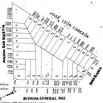 Terreno en Villa Devoto