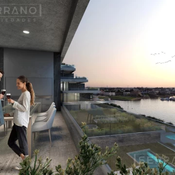 Depto PB en Venta 3 Amb. 2 Suite. Jardín/ parrilla. Acqua Marinas, Nordelta.
