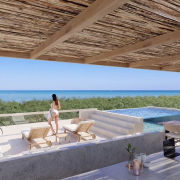  Departamento en VENTA, Joaquín Zetina Gasca, Puerto Morelos, Q.R.