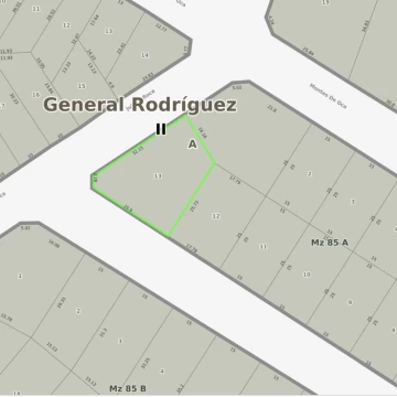 Venta lote barrio semi privado Gral Rodríguez