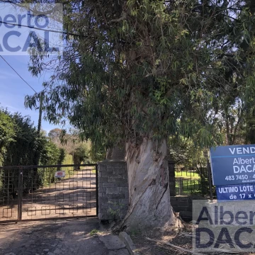 Terreno en Venta en La Nonna nº 4 Manuel B Gonnet - Alberto Dacal Propiedades