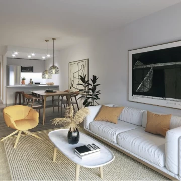 Venta apartamento un dormitorio con terraza en Villa Biarritz
