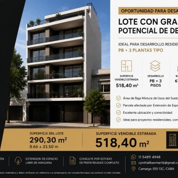 Terreno en Villa Luro