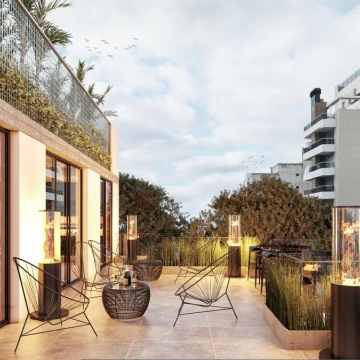 Monoambiente Divisible de 42 m2 con Balcon Aterrazado - En construcción - Amenities