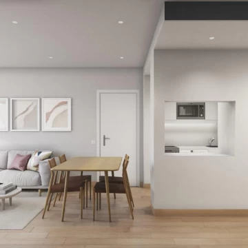 Comodo 3 ambientes con balcón corrido al frente y amenities en Caballito