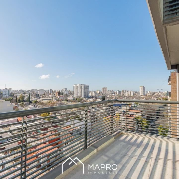 Unico 3 ambientes con balcon aterrazado cochera y amenities en Parque Chacabuco