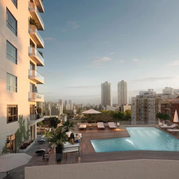 2 ambientes de categoria full amenities en Life Caballito Norte - Cochera Opcional