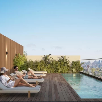 2 ambientes con baño, toilette y amenities en pozo - Colegiales