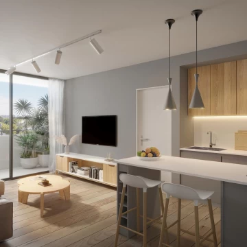 Colegiales | 2 Ambientes en suite con vestidor, toillete y Amenities