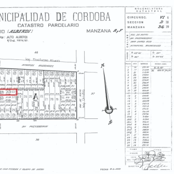 Terreno en Alta Córdoba con ANTE PROYECTO DE DEPTOS INCLUIDO
