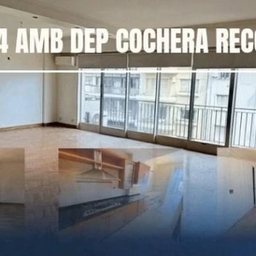 VENTA  4 AMBIENTES  ESPACIO COCHERA  APTO CREDITO RECOLETA