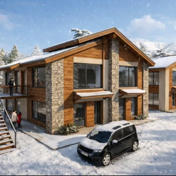 VENTA Departamento pozo, 2 Amb 50 m²   Parque y Cochera, centro de Villa La Angostura