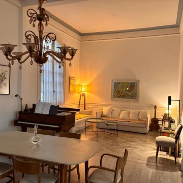 Departamento en alquiler Palacio Los Patos - Palermo Living comedor Escritorio 2 dormitorios 2 baños