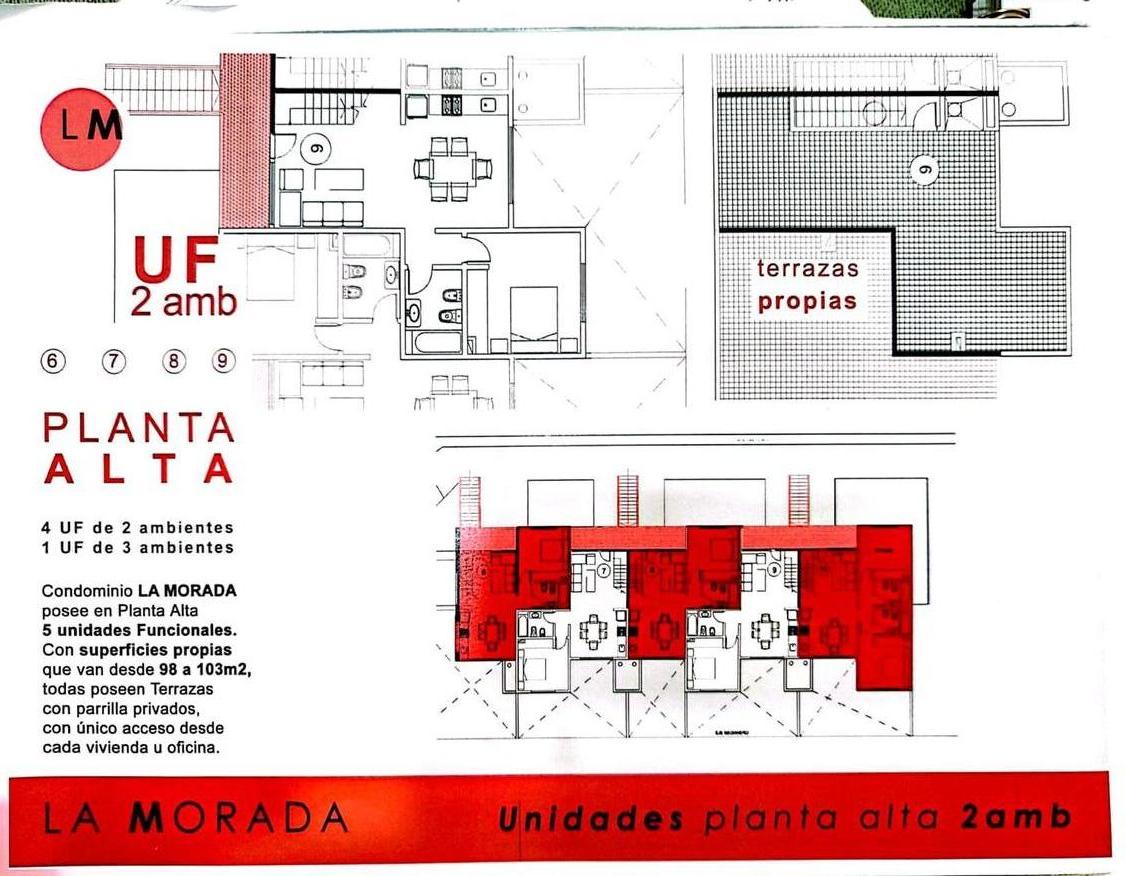 2 AMBIENTES PLANTA ALTA
