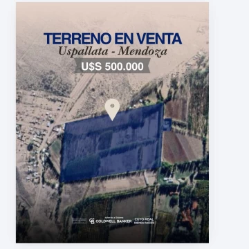 Lote en venta en Uspallata para desarrollo turístico con 47 lotes aprobados