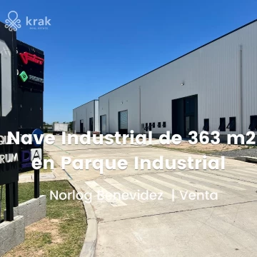 Depósito en venta de 370 m2 en NORLOG 
