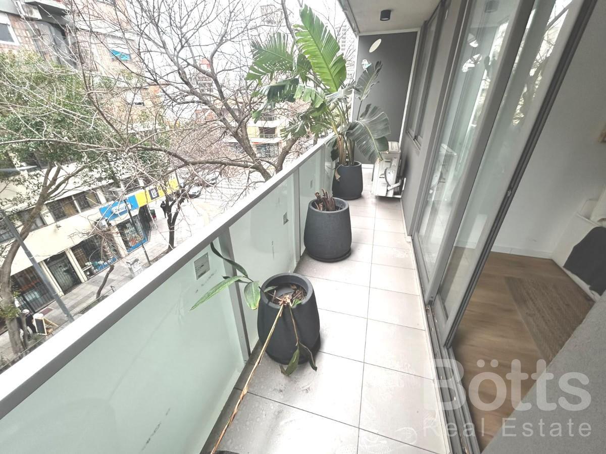 balcon en living y dormitorio