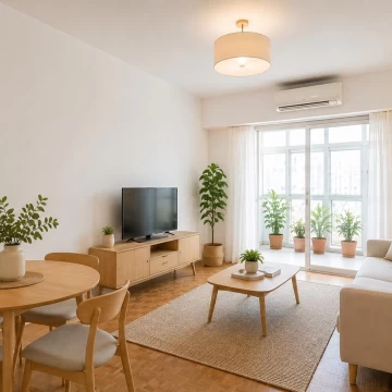 Venta Apto Crédito 3 amb Piso 7 luminoso Edificio Torre con juegos y parrilla Villa Lugano Caba