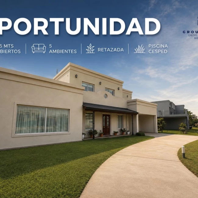 Casa en Venta Haras Santa Maria Barrio Los Robles 5 Ambientes Piscina