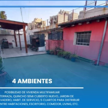 VENTA - POSIBILIDAD DE VIVIENDA MULTIFAMILIAR - FLORESTA