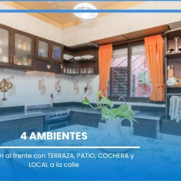 VENTA - CASA/PH 4 AMB Y LOCAL - LOMAS DE ZAMORA