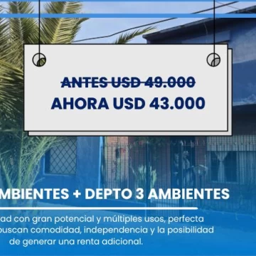 Casa en Longchamps, 6 ambientes, apto credito, luminoso, fondo, terraza