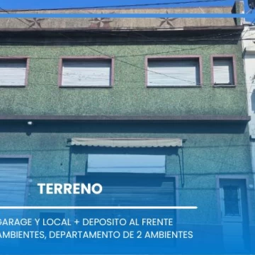 VENTA - GRAN GARAGE Y LOCAL   DEPOSITO   CASA 3 AMB   DEPTO 2 AMB - WILDE