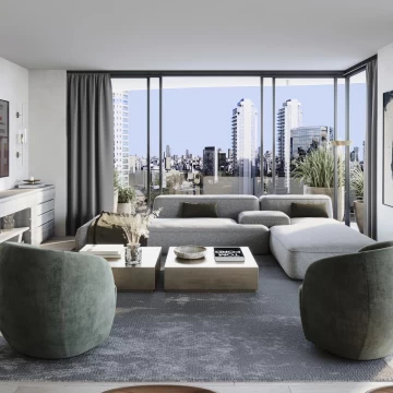 Departamento 2 ambientes en Puerto Madero